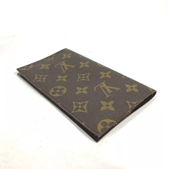 LOUIS VUITTON Monogram vintage Two fold Notebook cover MonogramCanvas Brown - Picture 6 of 11